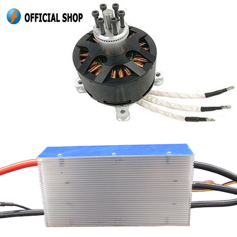 25KW 120100 Outrunner Brushless Motor for Electric Drone/ Paraglider with 22S 500A ESC ► Photo 1/6