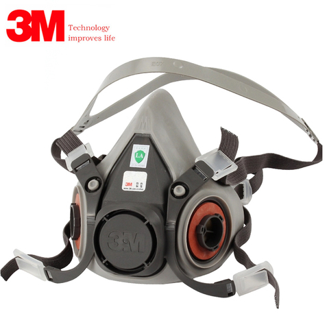 3M 6200 Half Facepiece Respirator Organic Gas Protection Dust-proof Mask Gas Mask Anti Haze Painting Spraying Protective Mask ► Photo 1/6