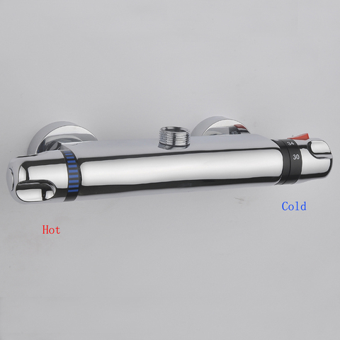 Newly thermostatic mixing valve Temperature Control Thermostatic Spool Shower Valve Mixer Tap Faucet Shower Wall Mounted TR501 ► Photo 1/1