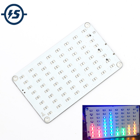 Audio Spectrum LED Indicator 4 Colors 8x8 5V FFT Voice Control Matrix LED Red/Blue/Green/Yellow Electronic DIY Kits ► Photo 1/6