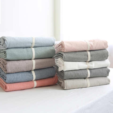 100*250cm wide cotton hometextile soft washed cotton crepe bedding fabric ► Photo 1/6