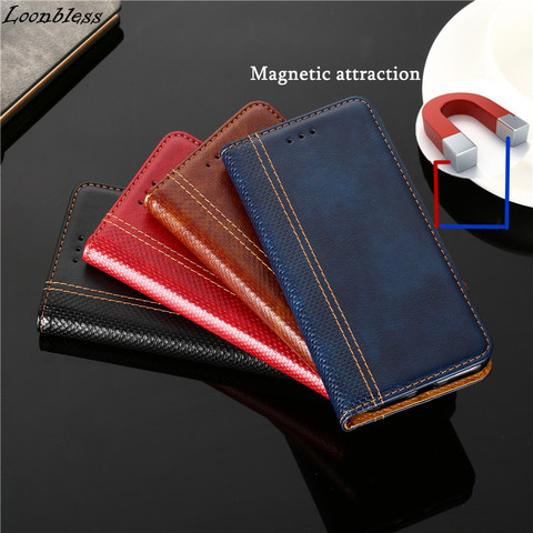 Premium Leather Wallet Flip Case For Huawei Y6 Y9 Y7 Y3 2022 Y5 II Prime Pro 2022 2017 2016 case phone cover Protective pouch ► Photo 1/6
