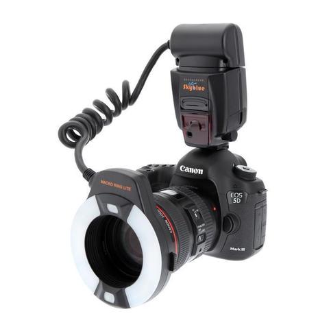 Meike MK-14EXT ETTL Macro ring flash AF assist lamp For Canon 70D 7DII 550D 700D ► Photo 1/6