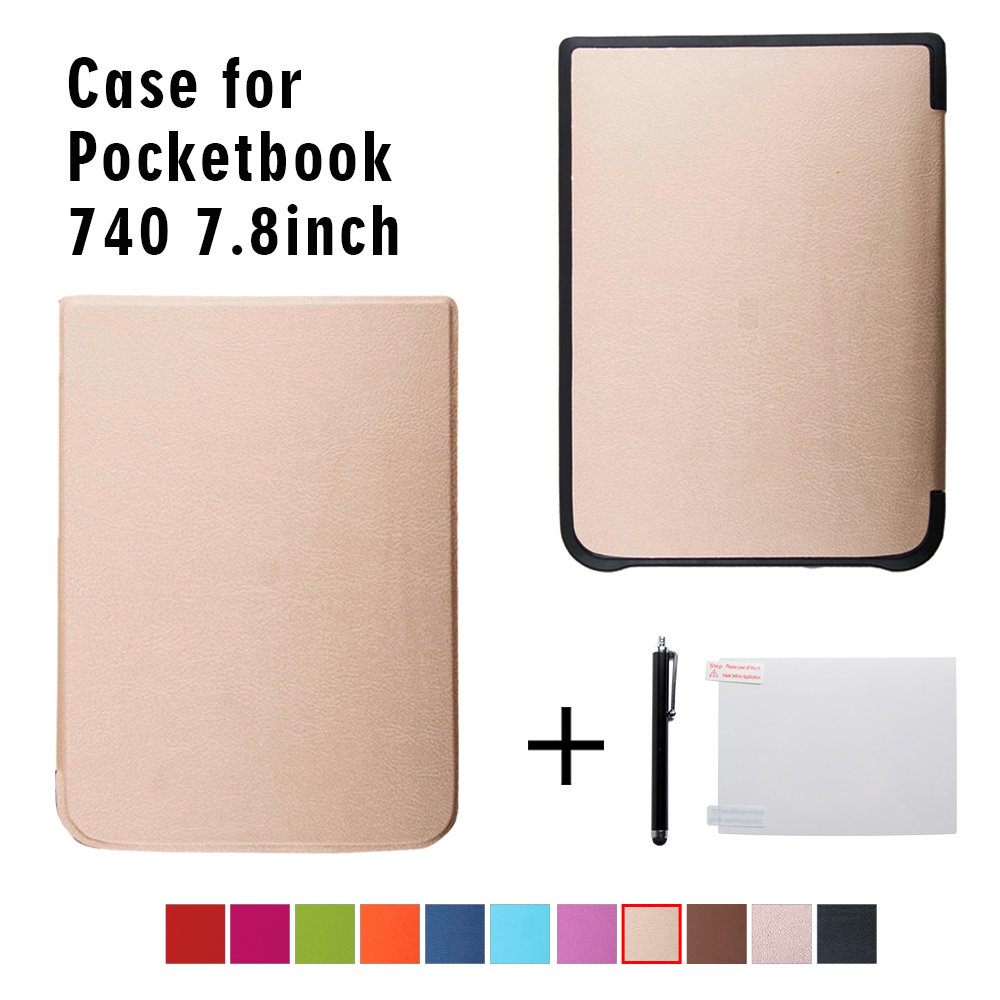 Case for PocketBook Inkpad Color for Inkpad Pro 3 7.8 Inch,Funda Capa for  Pocketbook 740 Slim Leather E-Book PB740 Sleep Cover - AliExpress
