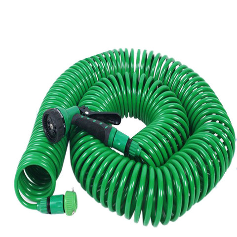 Watering Irrigation Spring Tube Car Wash Water Gun 8 Function with Nozzle 25FT Flexible Portable Expandable Garden Water Hose ► Photo 1/6