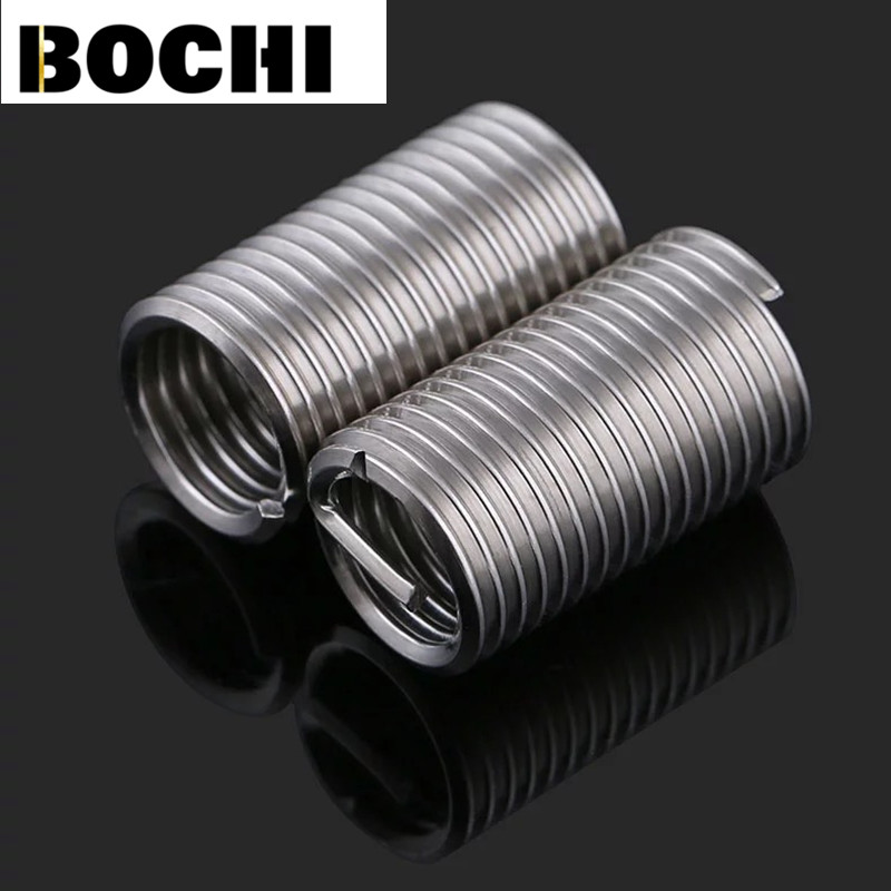 10pcs M8 x 1.25 x 3D Helicoil Insert Wire Thread Insert 304 Stainless Steel 