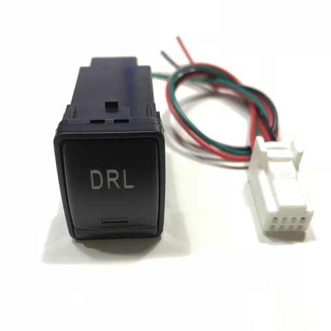 DRL Electronic Dog Spotlight Rearview Mirror Steering wheel Heating Fan Switch Button with wire For Nissan Teana Qashqai ► Photo 1/6
