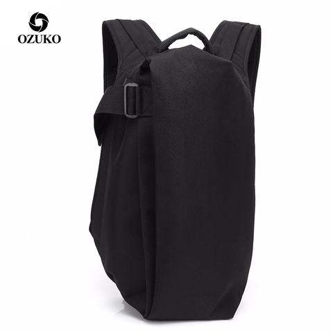 OZUKO Fashion Korean Waterproof 15.6 inch Laptop Backpack Casual Men Pack Bag Large Capacity Anti-theft Rucksack School Bags New ► Photo 1/6