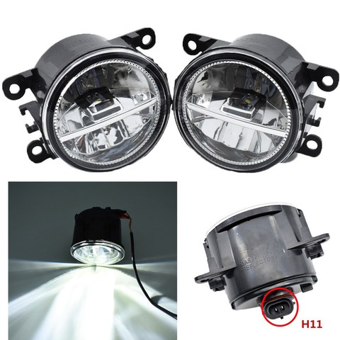 2PCS Car Styling High Brightness Front LED Fog Lamps Halogen Fog Lights For OPEL CORSA D 2006-2015 ► Photo 1/6