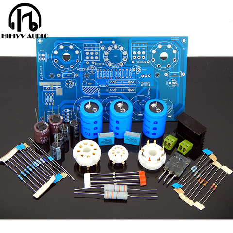 HiFi audio tube amplifier EL34 kits kt88 amplifer kits ECC83 single-ended Class A tube amplifier Kits 10W + 10W ► Photo 1/6