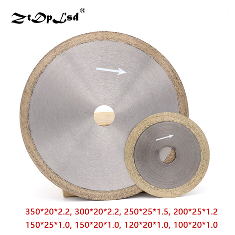 1PCS 4'' -14'' Metal Cutting Disc Saw Blades Wheel For Rotary Tools Grinding Circular Scroll Pressed Sintered Mesh Turbo Glass ► Photo 1/5