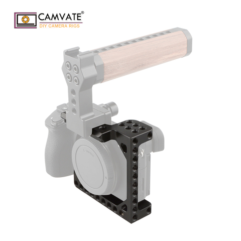 CAMVATE Camera Cage Frame For A6000 /A6300 /A6400/A6500 & Eos M / M10 C1850 camera photography accessories ► Photo 1/6