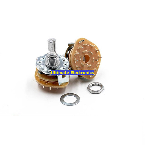 2pcs RS25 band switch  switch potentiometer rotary switch 3 Pole 4 Position 3*4 ► Photo 1/1