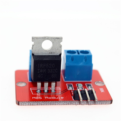 0-24V Top Mosfet Button IRF520 MOS Driver Module For MCU ARM Raspberry pi ► Photo 1/5