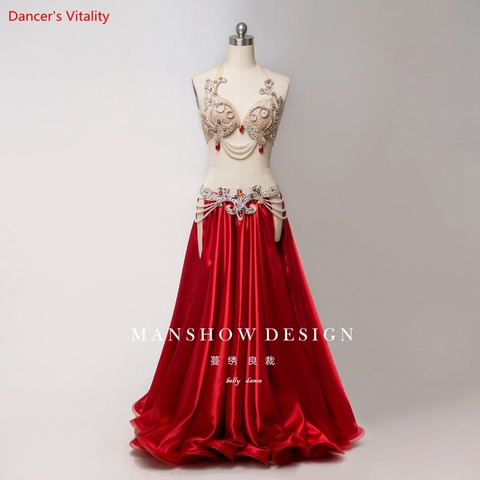 New Sexy Luxury Women Bellydance Suit Oriental Suit Show Stage Belly Dance Wear Skirt Customized Free ► Photo 1/1