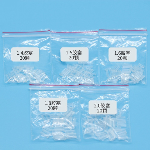 5 Types 100pcs Plastic Compression Sleeves for Rimless Glasses Accessories Tools ► Photo 1/2