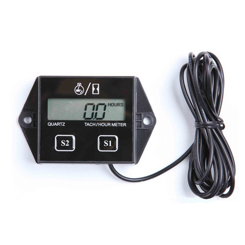 Car LCD Engine Counter Tachometer Gauge Tach Hour Meter For all 2 4 stroke Gasoline engine Waterproof for Motorcycle SUV ► Photo 1/6