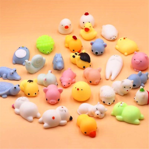 Mini Change Color Squishy Cute Cat Antistress Ball Squeeze Rising Abreact Soft Sticky Stress Relief Toys Funny Gift mochi Toys ► Photo 1/6