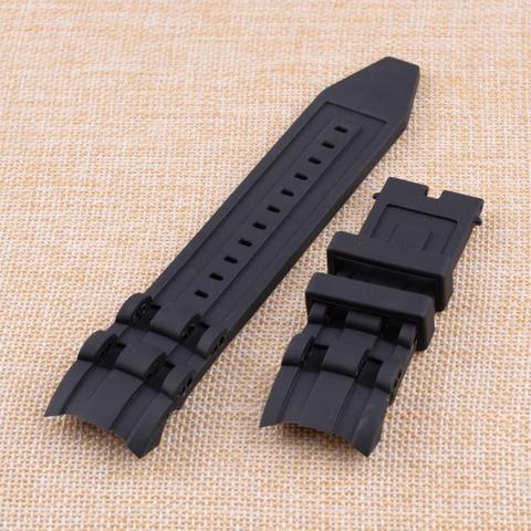 1Pc 26mm Black Rubber Watch Band Strap Fit for Invicta Pro Diver Chronograph Collection ► Photo 1/5