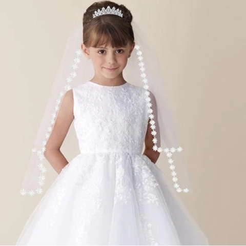 First Communion Lace Veil  First Holy Communion Lace Veils -Shop First  Communion Dresses