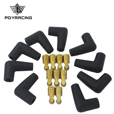PQY - 9 Pcs / Set HEI Style Distributor Caps Spark Plug Wire Male Rubber Boots Terminals Ends Connector Set PQY-SSC03 ► Photo 1/6