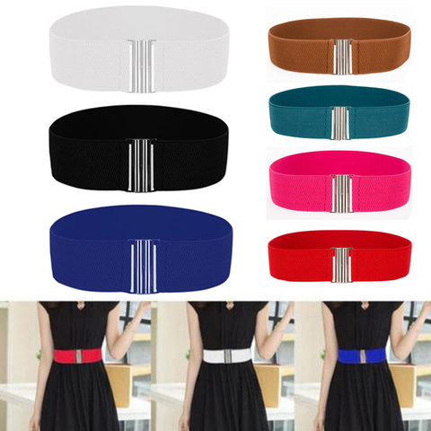 Generic Stylish Women Lace Waist Belt Wide Cinch Belts Dress One