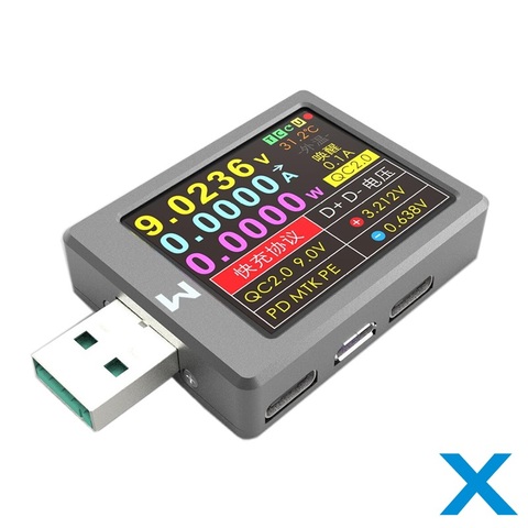 WITRN-X-MFI current voltmeter USB tester QC4+ PD3.0 2 PPS fast charging protocol capacity ► Photo 1/6