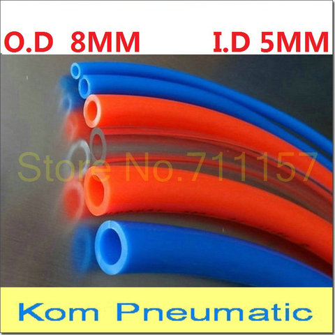 OD 8MM ID 5MM High Quality Pneumatic Air Hose PU 8*5 Tube Plastic Flexible Pipe Polyurethane Tubing 8x5 mm ► Photo 1/3