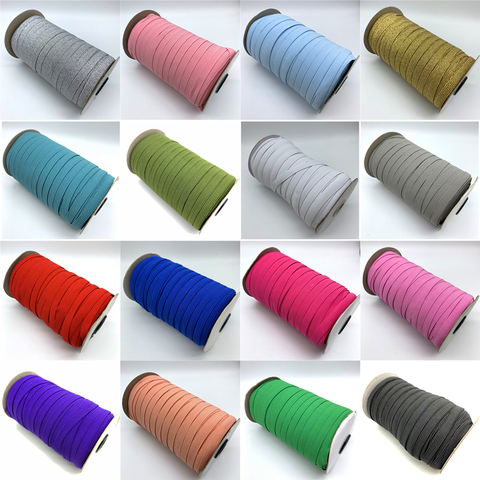 5Yards/lot 10mm High-Elastic Sewing Elastic Ribbon Colorful Elastic Spandex Band Trim Sewing Garment Accessories Lace Trim ► Photo 1/1