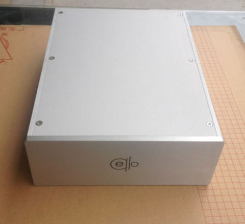 QM Latest Cello full aluminum enclosure amplifier case silver/black amplifier chassis diy enclosure aluminium amp case ► Photo 1/6