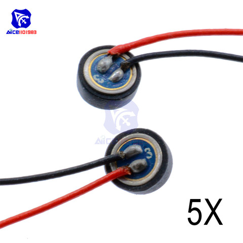 5PCS/Lot 4*1.5mm Electret Condenser Microphone MIC Capsule 2 Leads W ► Photo 1/6