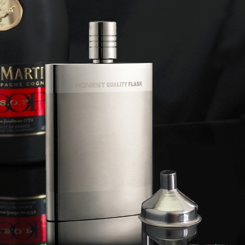 portable stainless steel 304 hip flask 3oz 5oz mini metal whisky pot alcohol container ► Photo 1/6
