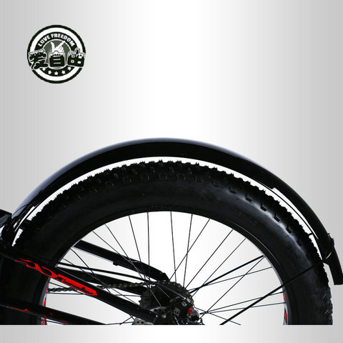 Bicycle fender snow bike flap 26 inch 4.0 bicycle mud tile quick release universal iron fender Russian shipping ► Photo 1/5