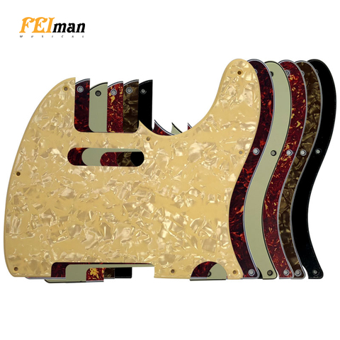 Pleroo Guitar accessories Pickguards For American Standard 8 Screw Holes 62 Year Tele Telecaster Guitar Scratch Plate ► Photo 1/6