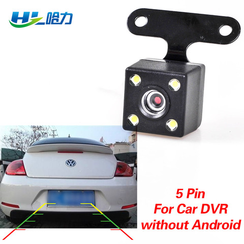 Rear View Camera 5 pin Car Reverse Camera Not fit for Android System Auto Parking Camera Waterproof 2.5mm Jack Backup Camera ► Photo 1/6