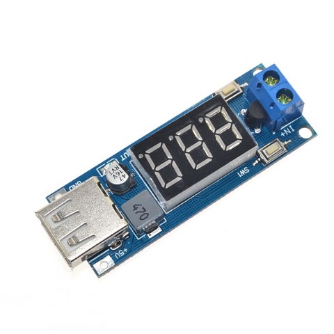 DC-DC Step Down Module Two-wire Voltmeter 5 V USB Charger or Power Supply Input 4.5V-40V Output 5V/2A ► Photo 1/6