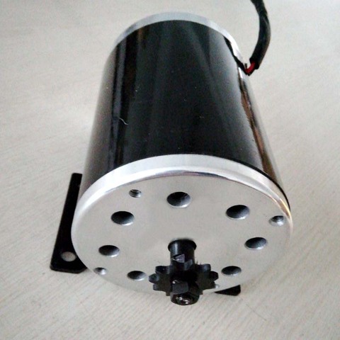 MY1020 500W 24V/36V/48V UNITEMOTOR High Speed Brush DC Motor Electric Bicycle Motor e Scooter Motor E-bike Brushed Gear Motor ► Photo 1/6