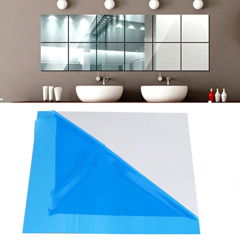 3D Acrylic Triangular Mirror Wall Stickers 100 Pieces Mosaic Self-Adhesive  Mirror Tiles DIY Wall Stickers Room Home Decoration - AliExpress