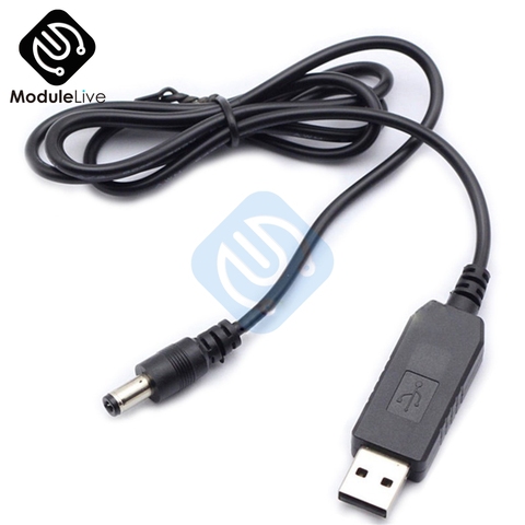 USB DC 5V to DC 12V Step up Cable Module Converter 2.1x5.5mm Male Connector ► Photo 1/1
