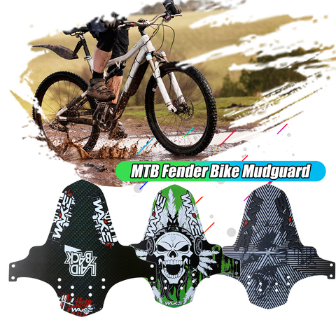 2 PCS Colorful MTB Road Bike Mud Flaps Cycling Bicycle Wings Front Bicycle Mudguard For Mountain Bike Fenders Bicycle Fender ► Photo 1/6