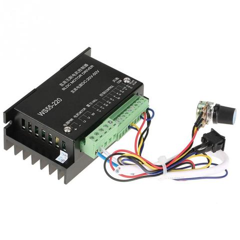 WS55-220 DC Motor Driver Controller 48V 500W CNC Brushless Spindle BLDC Motor Driver Controller 20000RPM ► Photo 1/1