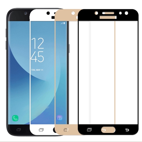 Full Glue Full Cover Tempered Glass For Samsung Galaxy J3 2017 Screen Protector protective film For J3 Emerge J327 glass ► Photo 1/6