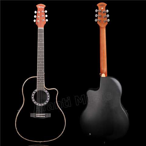 HOT! Afanti Music Super Roundback/  Carbon Fiber Back & Side  Acoustic guitar (ANT-132) ► Photo 1/1