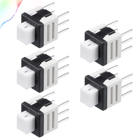 5.8x5.8x7mm PCB DIP Mounting Tact Tactile Push Button Switch Latching 6Pin 5PCS ► Photo 1/1