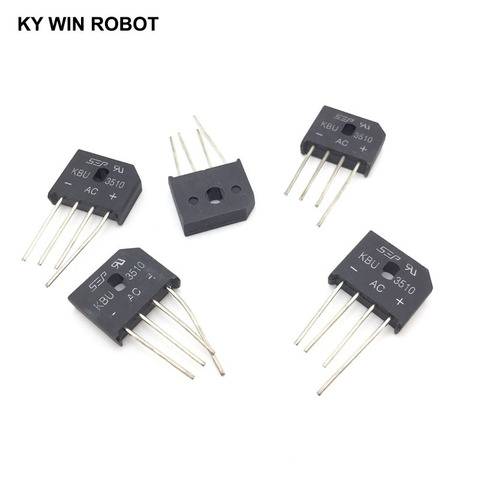 5PCS 35A 1000V DIP-4 diode bridge rectifier KBU3510 ► Photo 1/6