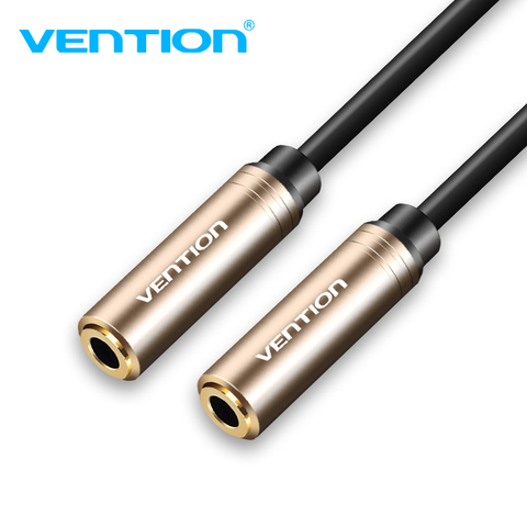 Vention Jack 3.5 mm Female To Female Audio Extension Cable for Huawei P20 lite Stereo Aux Cable for Headphones Xiaomi 5 plus PC ► Photo 1/6