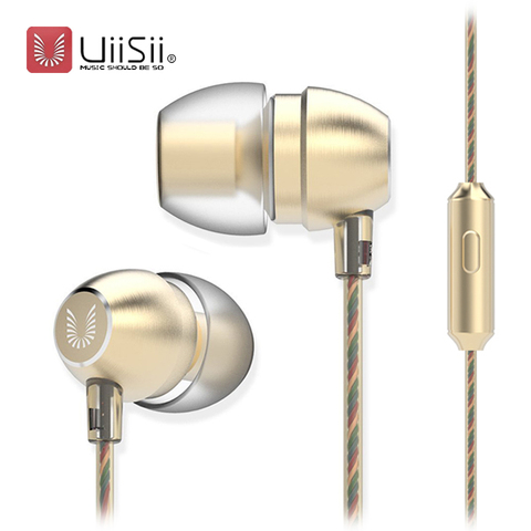 UiiSii HM7/HM6 In-ear Earphone Metal Super Bass Stereo Headphones with Microphone 3.5mm for iPhone /Samsung IOS Android Phones ► Photo 1/6