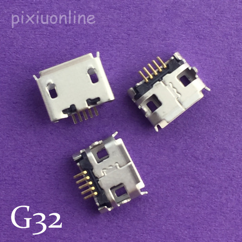 10pcs G32Y Micro USB 5pin Long Pin Jack Female Socket Connector OX Horn Curly Mouth Free Shipping Russia ► Photo 1/6