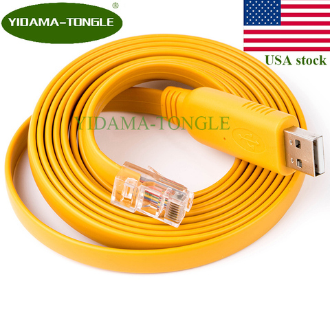 Usb to Rj45 cable RS232 Console Cable with FTDI Chip for Cisco Huawei H3C TP-Link Switches Router ► Photo 1/6