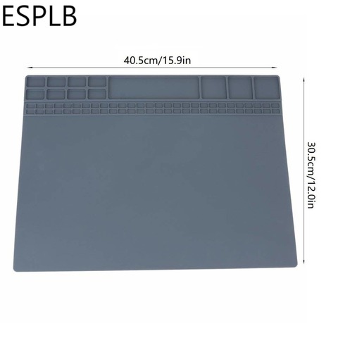 ESPLB 405X305mm Heat Insulation Repair Pad Soldering Work Station Mat Silicon Welding Soldering Maintenance Platform ► Photo 1/6